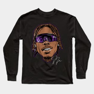 Justin Jefferson Swag Head Long Sleeve T-Shirt